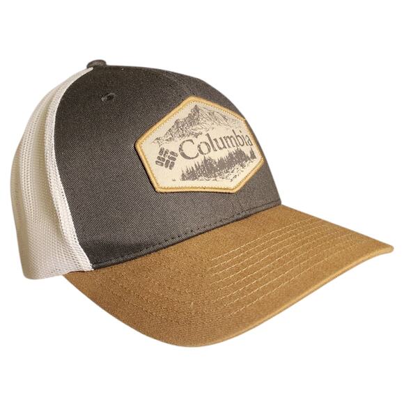 Columbia Patch Hat Cap Mens Snapback Trucker Hat Mesh Gorpcore Outdoor Hiking - Picture 1 of 5